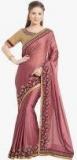 Indian Women By Bahubali Mauve Poly Chiffon Embellished Banarasi Saree Women