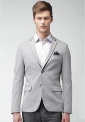 Invictus Grey Solid Blazer men