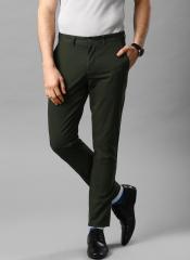 Invictus Olive Green Slim Fit Chino Trousers men