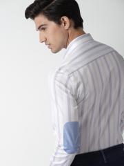 Invictus White Striped Slim Fit Formal Shirt men