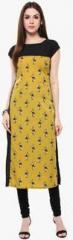 Ives Black Printed Kurta women