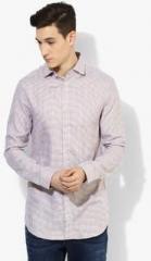 Jack & Jones Beige Printed Slim Fit Casual Shirt men