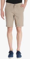 Jack & Jones Beige Solid Slim Fit Short men