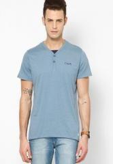 Jack & Jones Blue V Neck T Shirt men