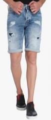 Jack & Jones Blue Washed Shorts men