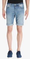 Jack & Jones Blue Washed Slim Fit Short men