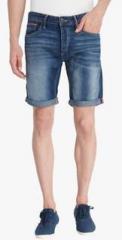 Jack & Jones Blue Washed Slim Fit Shorts men