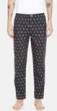 Jack & Jones Charcoal Grey Printed Straight Fit Pyjamas Men