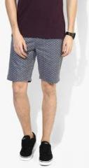 Jack & Jones Grey Printed Regular Fit Short men