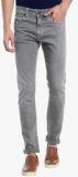 Jack & Jones Grey Washed Slim Fit Jeans men