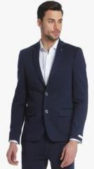 Jack & Jones Navy Blue Solid Blazer men