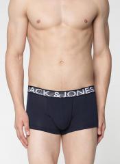 Jack & Jones Navy Blue Solid Trunks 2043782005 men