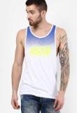 Jack & Jones White Round Neck Vests Men