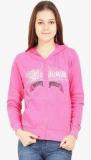 Jademist Pink Printed Hoodie Women