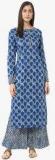 Jaipur Kurti Blue Printed Palazzo Kurta Set women