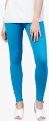 Jaipur Kurti Blue Solid Leggings women