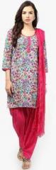 Jaipur Kurti Cotton Multicolor Kurti With Rani Patiala Salwar And Duptta women