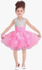 Jazzup Pink Casual Dress girls