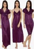 Jazzup Purple Solid Sleepwear Women