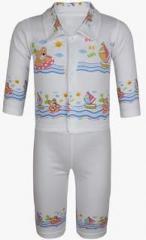 Jazzup White Night Suit boys