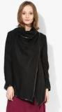 Jc Collection Black Solid Shrug Women