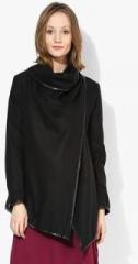 Jc Collection Black Solid Shrug women