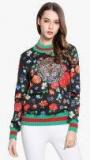 Jc Collection Multicoloured Printed Sweater Women