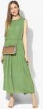 Jc Collection Olive Self Design Maxi Dress women