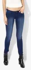 Jealous 21 Blue Washed Mid Rise Regular Jeans women