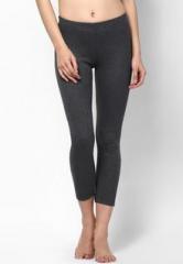 Jockey Charcoal Melange Thermal Top women