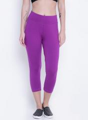 Jockey Purple Solid Regular Fit Capris women