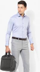 John Miller Purple Self Design Slim Fit Formal Shirt men