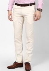 John Players Beige Formal Trousers men