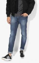 John Players Blue Low Rise Slim Fit Jeans men