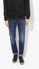 John Players Blue Washed Slim Fit Jeans men