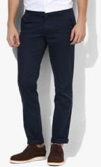 John Players Navy Blue Slim Fit Chinos men