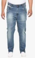 John Pride Blue Washed Regular Fit Jeans men