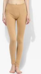 July Nightwear Beige Solid Legging women