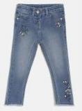 Juniors By Lifestyle Blue Slim Fit Mid Rise Clean Look Stretchable Jeans Girls