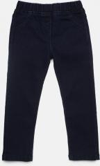 Juniors By Lifestyle Navy Blue Regular Fit Mid Rise Clean Look Jeans girls