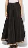 Juniper Black Embellished Flared Skirt women