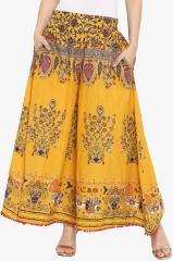 Juniper Mustard Printed Palazzo women