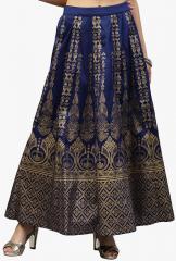 Juniper Navy Blue Printed Skirt women