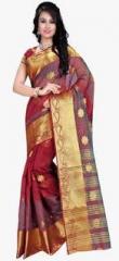 Just Fashion Multicoloured Embellished Saree women