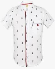 K&u White Casual Shirt boys