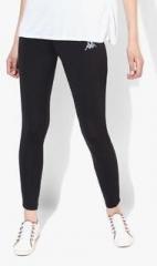 Kappa Black Solid Tights women