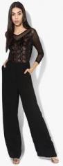 Kazo Black Printed Jumpsuit women