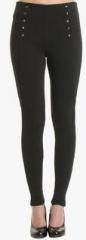 Kazo Black Solid Jeggings women