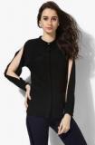 Kazo Black Solid Shirt Women