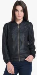 Kazo Black Solid Summer Jacket women